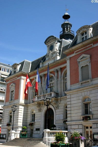 City Hall in Place Hotel de Ville. Chambéry, France.