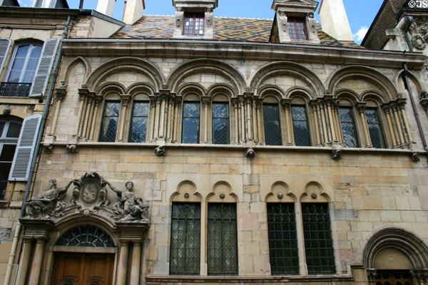 Hotel Aubriot (13thC) at 40 rue des Forges was recreated in 1908. Dijon, France.