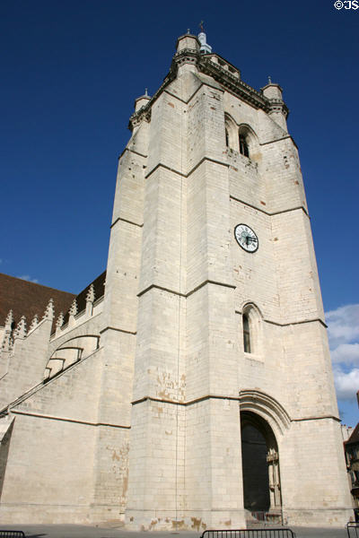 Collégiale Notre Dame tower (1866). Dole, France.