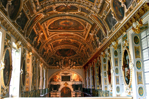 Trinity Chapel (16thC) in Fontainbleau Palace. Fontainbleau, France.