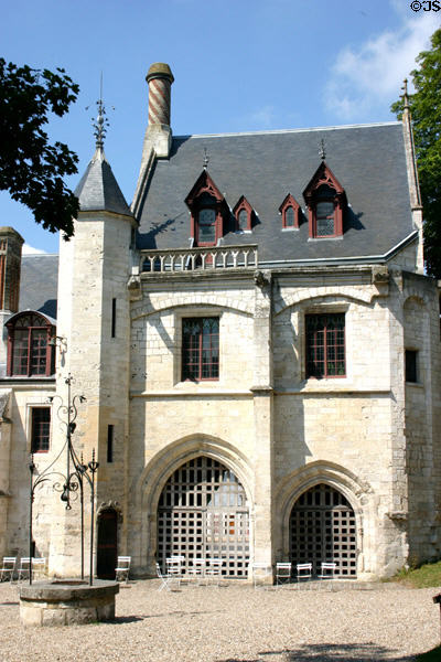 Porter's Lodge neo-Gothic addition. Jumièges, France.