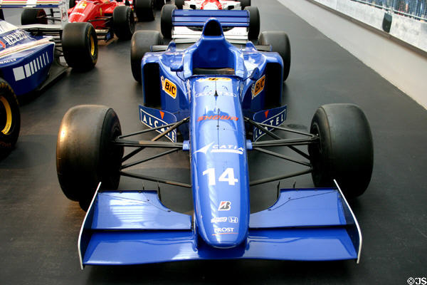 Prost Mugen-Honda (1997) racing JS 45, France; in Schlumpf National Automobile Museum. Mulhouse, France.