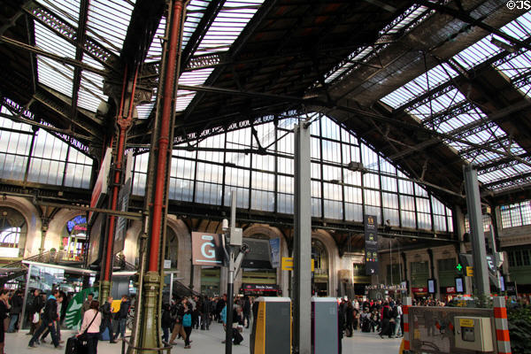 Concourse of Gare de Lyon. Paris, France.