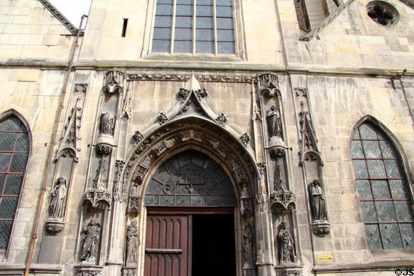 Portal of Eglise St Nicholas des Champs. Paris, France.
