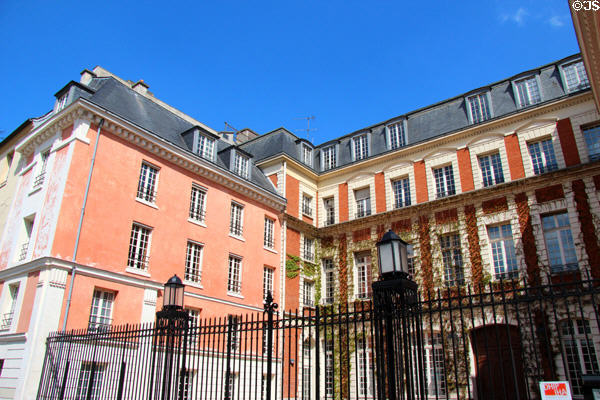 German Historical Institute building (8 Rue du Parc Royal). Paris, France.