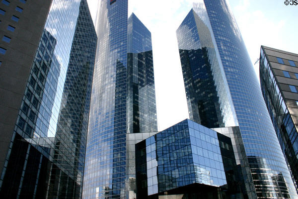 Société Générale tower (1995) at La Défense. Paris, France.