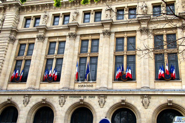 Sorbonne University of Paris building. Paris, France.