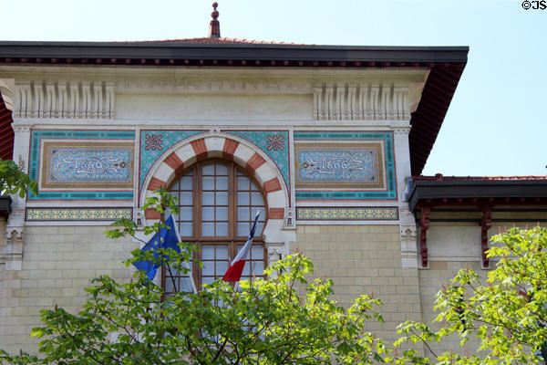 National school of administration (2 Av. de l'Observatoire) in Islamic style building (1896). Paris, France.