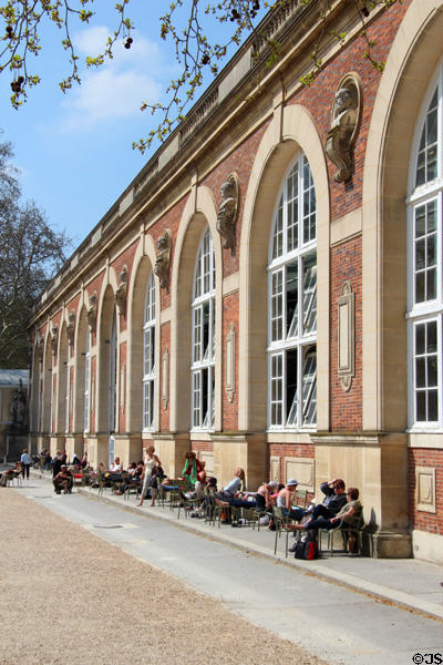 Orangerie (1839) which now serves as Musée du Luxembourg at Luxembourg Gardens. Paris, France.