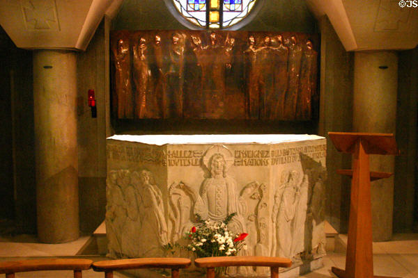 Altar at St Pierre de Chaillot. Paris, France.