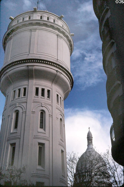 Montmartre water tower. Paris, France.