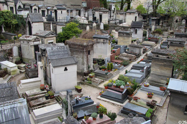 Montmartre Cemetery. Paris, France.