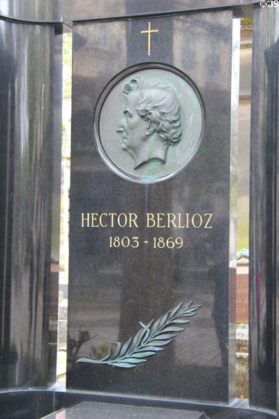 Tomb of Hector Berlioz (1803-69) at Montmartre Cemetery. Paris, France.
