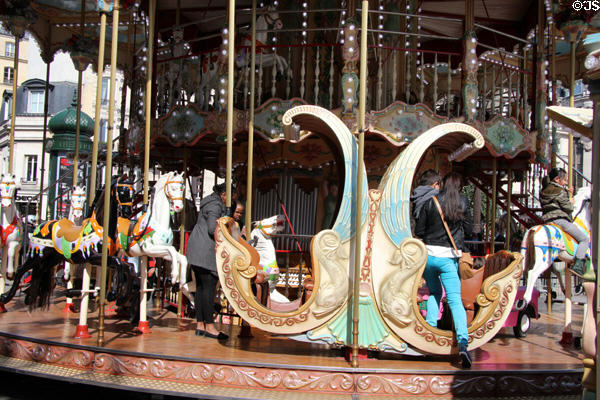 Carousel at Paris City Hall. Paris, France.