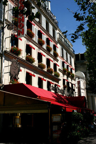 Au Pied de Cochon restaurant in Les Halles district. Paris, France.