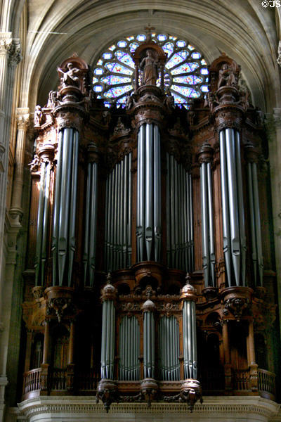 Organ at St Eustache Les Halles. Paris, France.