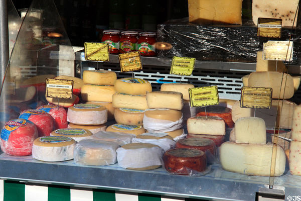 Cheese shop display. Paris, France.