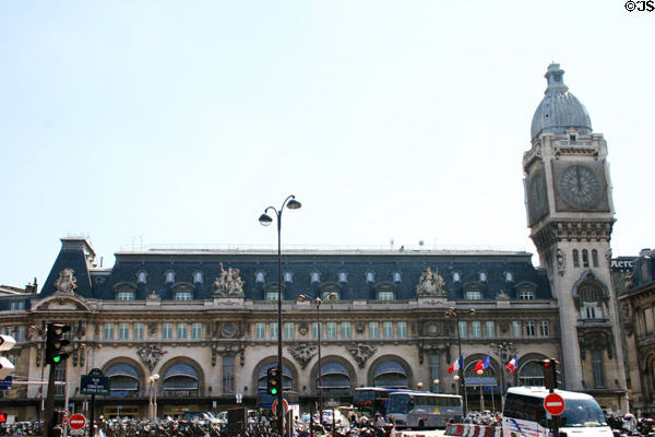 Gare de Lyon rail station built for 1900 Paris Expo (on Place Louis-Armand). Paris, France. Architect: Marius Toudoire.