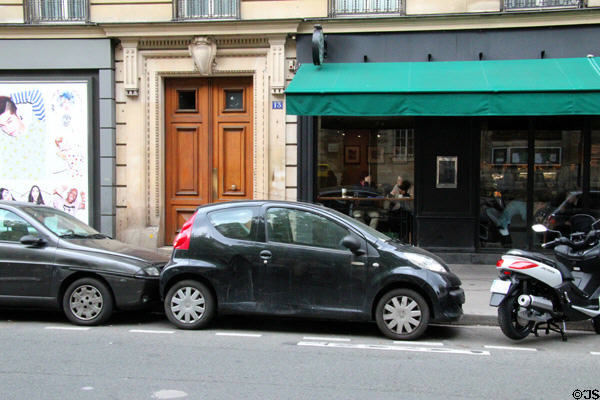 Unbelievable parking in Paris. Paris, France.