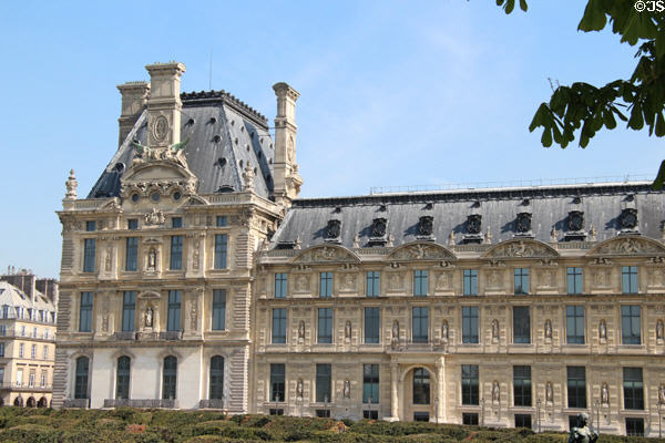 Wing of Louvre housing Musée des Arts décoratifs ( Museum of Decorative Arts). Paris, France.