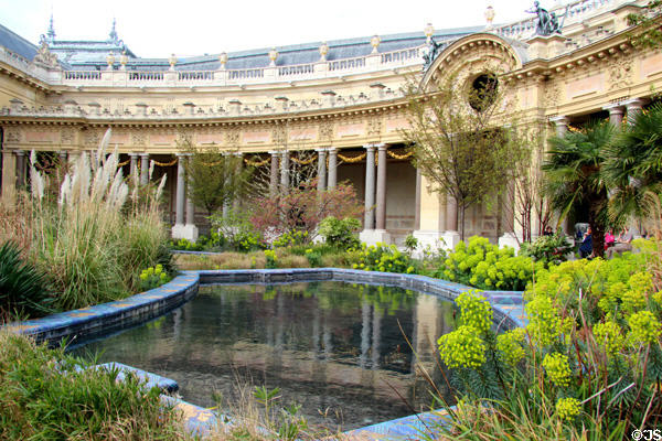 Petit Palace Museum Courtyard. Paris, France.