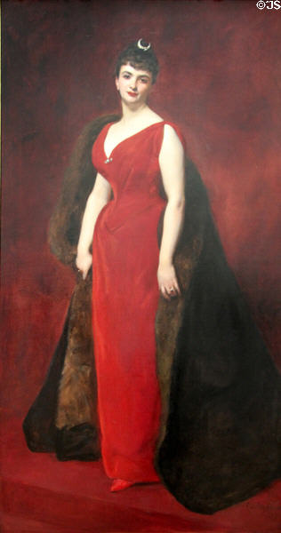 Portrait of Mme Edgar Stern (1889) by Charles Auguste Émile Durand (aka Carolus-Duran) at Petit Palace Museum. Paris, France.