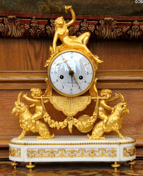 Bacchanal clock (4th quarter 18thC) by Joseph Revel of Paris at Petit Palace Museum. Paris, France.