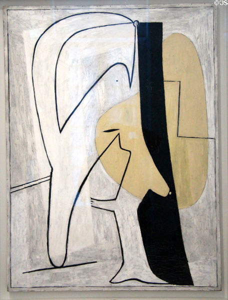 Figure painting (1927) by Pablo Picasso at Picasso Museum. Paris, France.