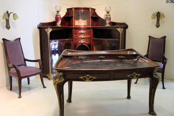 Furniture (1902-9) by Louis Majorelle at Musée d'Orsay. Paris, France.