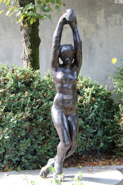 Aphrodite bronze sculpture (1914) by Auguste Rodin at Rodin Museum Garden. Paris, France.