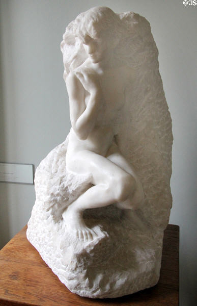 Galatea marble statue (1887-8) by Auguste Rodin at Rodin Museum. Paris, France.
