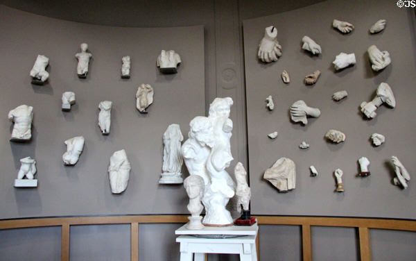 Collection of casts & studies by Auguste Rodin at Rodin Museum. Paris, France.