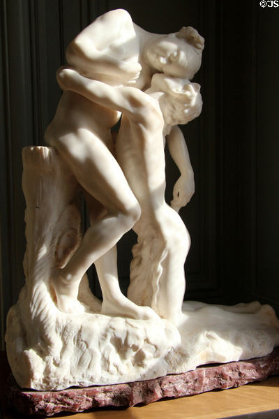Vertumnus & Pomona marble sculpture (1886-1905) by Camille Claudel at Rodin Museum. Paris, France.