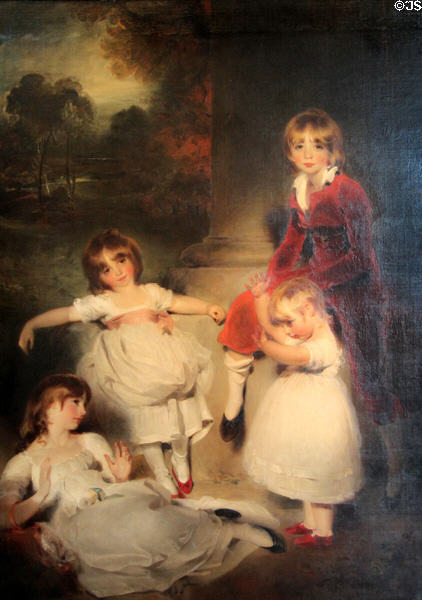 Children of Ascoyghe Boucherett painting by Sir Thomas Lawrence at Louvre Museum. Paris, France.