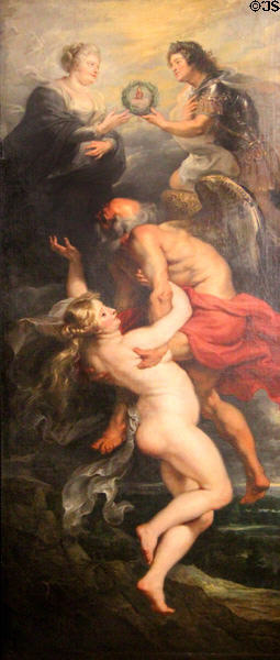21. Triumph of Truth from Marie de' Medici Cycle (1622-5) by Peter Paul Rubens at Louvre Museum. Paris, France.