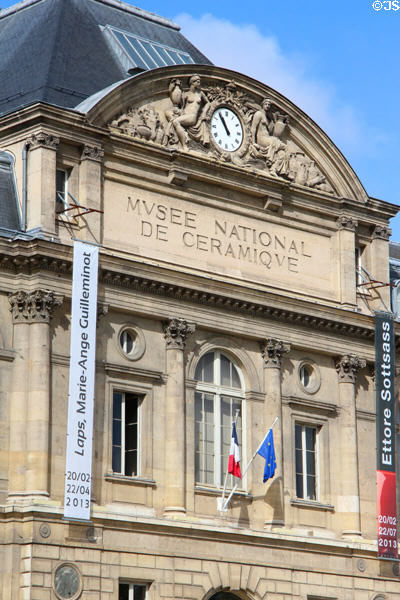 Sèvres National Ceramic Museum facade. Paris, France.