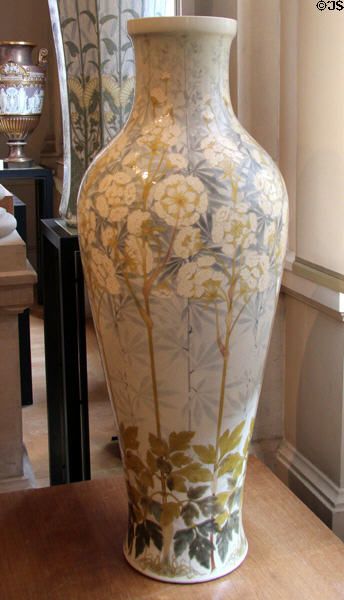 Sèvres porcelain Potiche de Dijon vase (c1900) by Alexandre Sandier at Sèvres National Ceramic Museum. Paris, France.