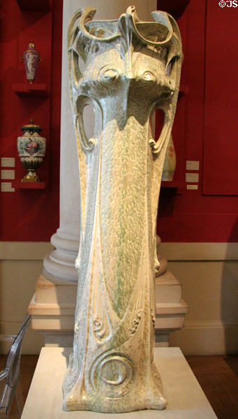 Sèvres porcelain Binelles Art Nouveau vase (1903) by Hector Guimard at Sèvres National Ceramic Museum. Paris, France.