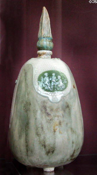 Sèvres porcelain squash vase (1903) by Taxile-Maximin Doat at Sèvres National Ceramic Museum. Paris, France.