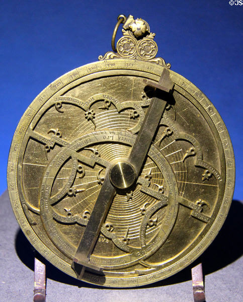 Astrolabe (1460-5) at Arts et Metiers Museum. Paris, France.