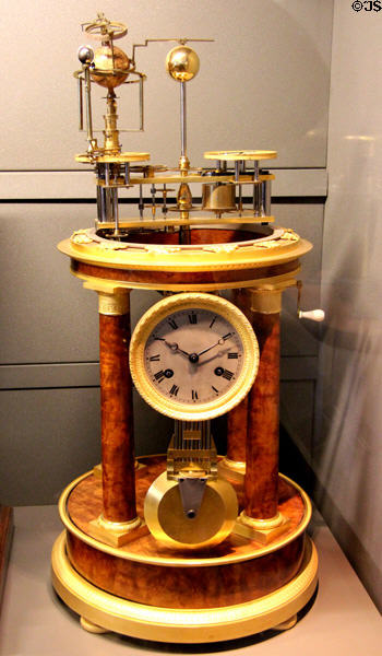 Clockwork planetary model (c1830) by Zacharie Raingoat Arts et Metiers Museum. Paris, France.