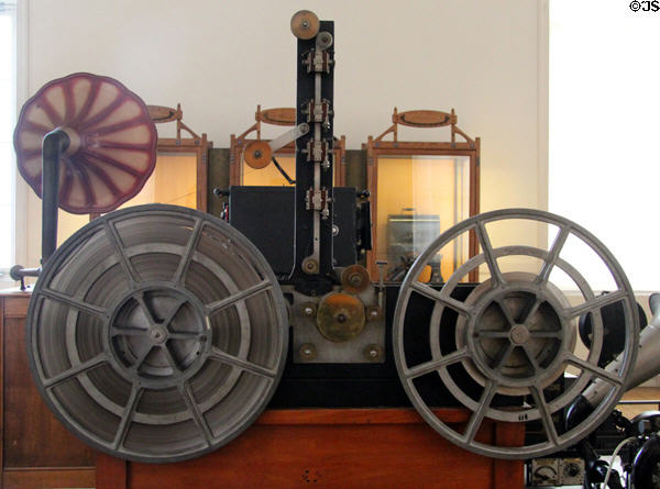 Magnetic recording machine (1930) at Arts et Metiers Museum. Paris, France.