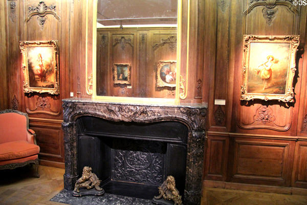 Cognacq-Jay Museum of 18thC was donated to City of Paris by art collectors Ernest Cognacq & wife Marie-Louise Jay, founders of la Samaritaine department store. Paris, France.