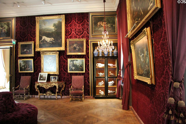 Gallery at Museum of Hunting & Nature. Paris, France.