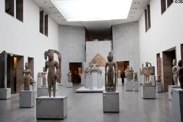 Oriental sculpture collection at Guimet Museum. Paris, France.