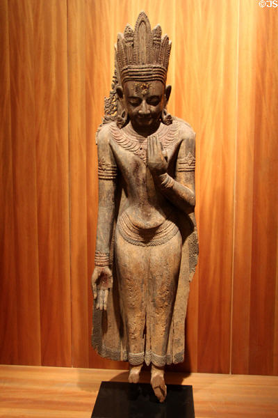 Myanmar Buddha (14thC) at Guimet Museum. Paris, France.