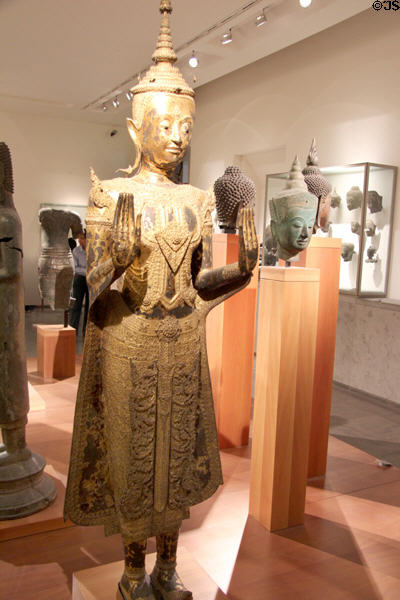 Thai Buddha (19thC) at Guimet Museum. Paris, France.