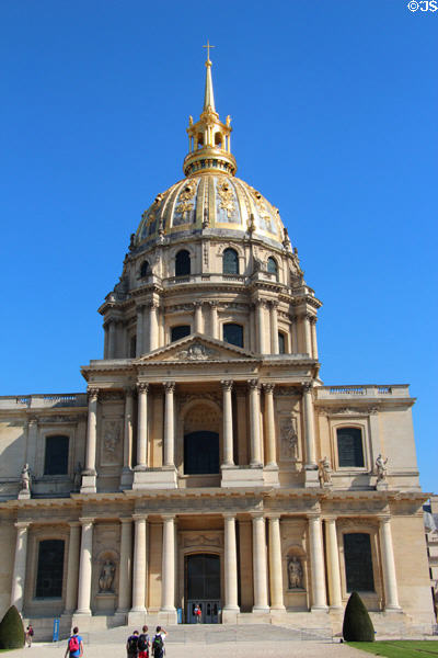 Dome of Les Invalides. Paris, France.