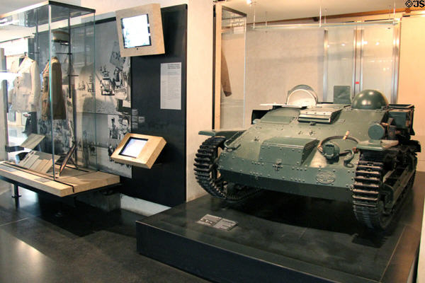 Renault 31R UE tracked infantry supply vehicle (1931) at Army Museum at Les Invalides. Paris, France.