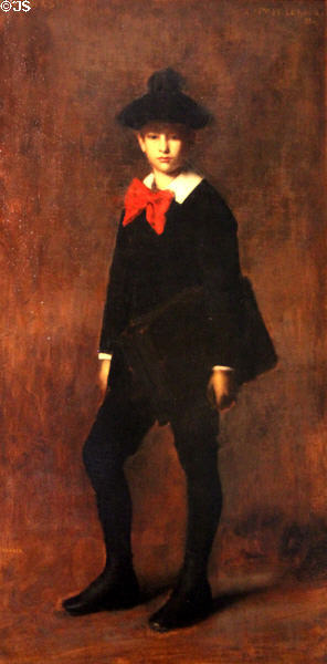 Portrait of Nicolas le Roux (1884) by Jean-Jacques Henner at J.J. Henner Museum. Paris, France.